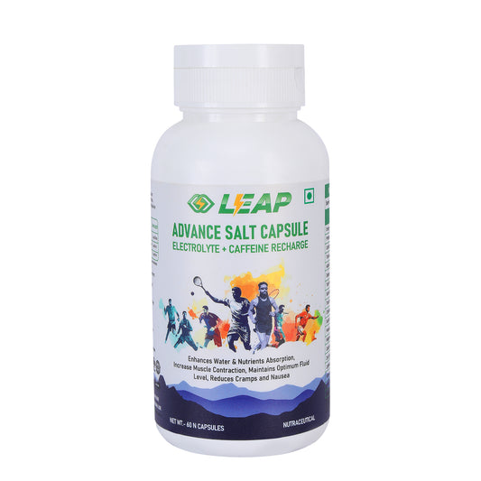 LEAP Advance Salt Capsules With Caffienated Recharge -60 Vegan Capsules