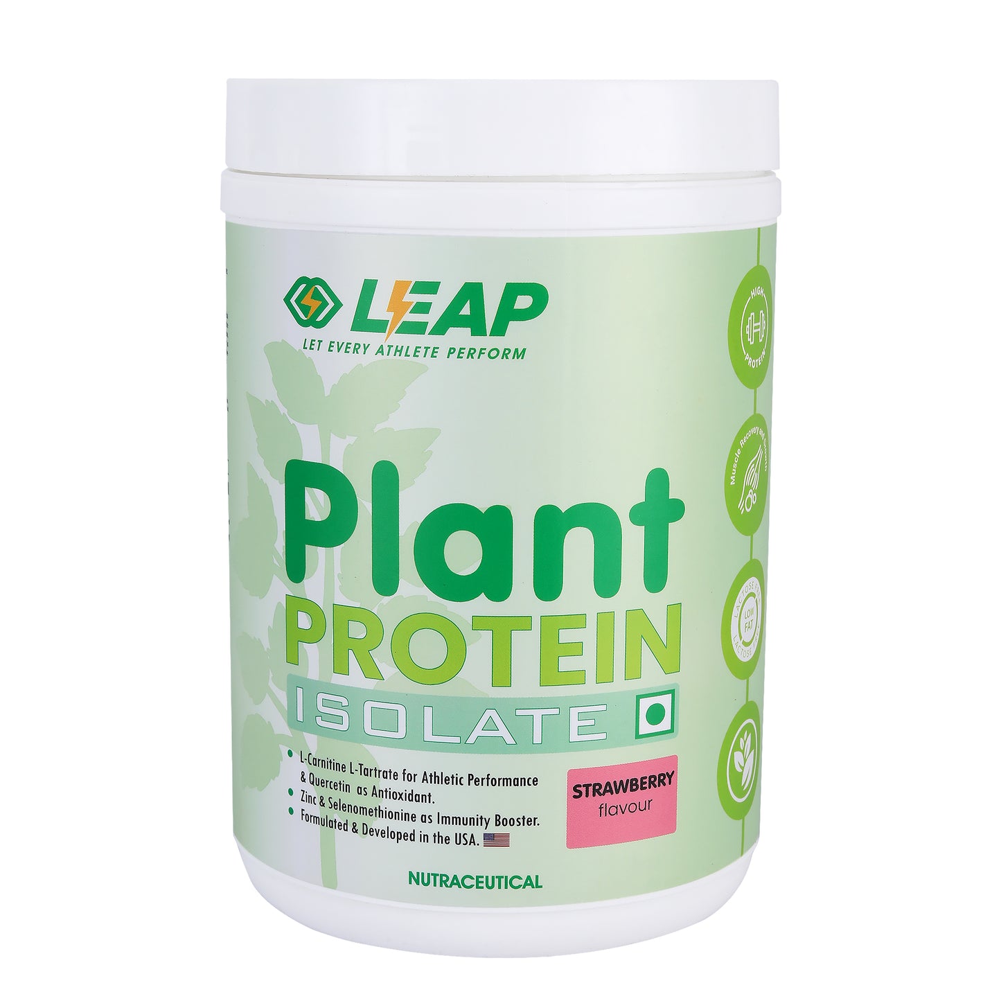 Leap Plant Protein Isolate (Strawberry) - 500gm