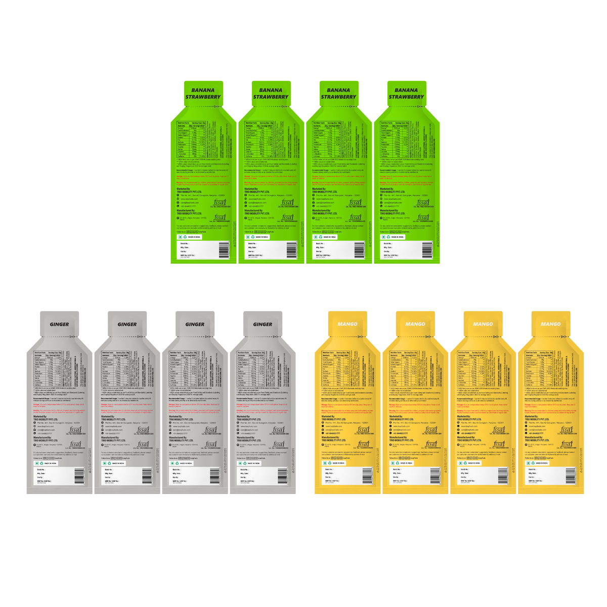 Energy Gel Assorted Flavour