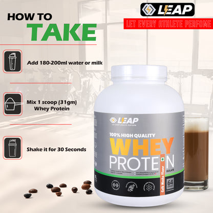 Leap Whey Protein Isolate-Cafe Mocha flavor-2KG