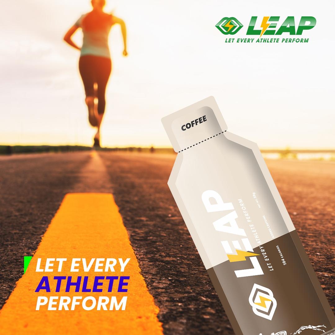Leap Energy Gel (Coffee Flavor - Highly Caffeinated)