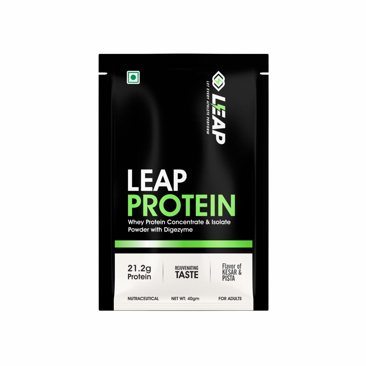 Leap Whey Protein Concentrate & Isolate Powder with Digezyme -Protein Sachets