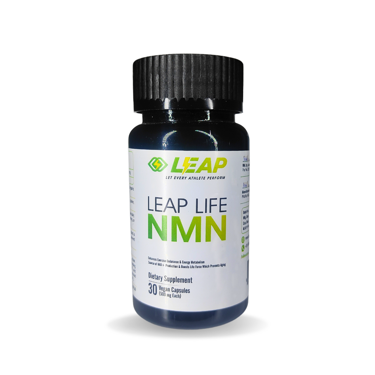 NMN (Nicotinamide Mononucleotide) Supplement: Increase Energy Production & Enhances Endurance Performances Leapstoreindia