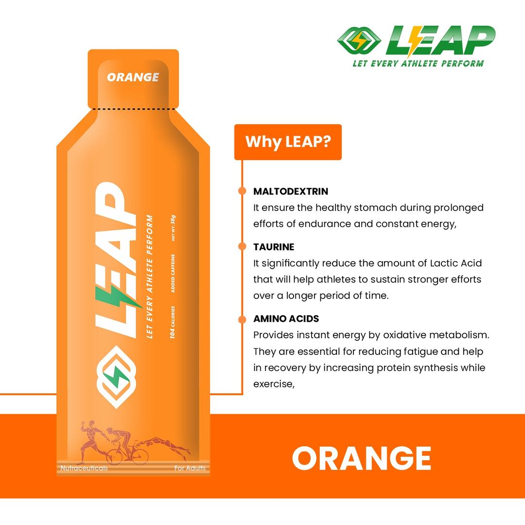 Leap  Energy Gel (Orange Flavor)