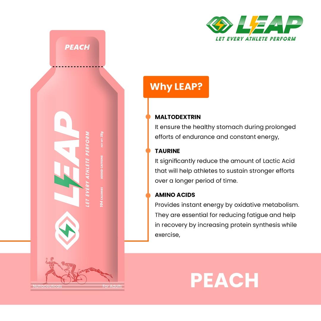 Leap Energy Gel (Peach)