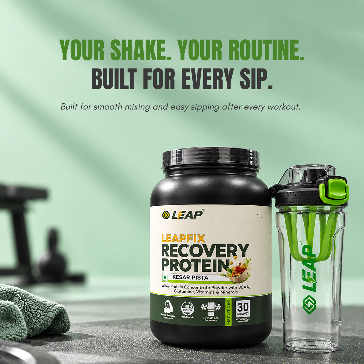 Protein Shaker Bottle