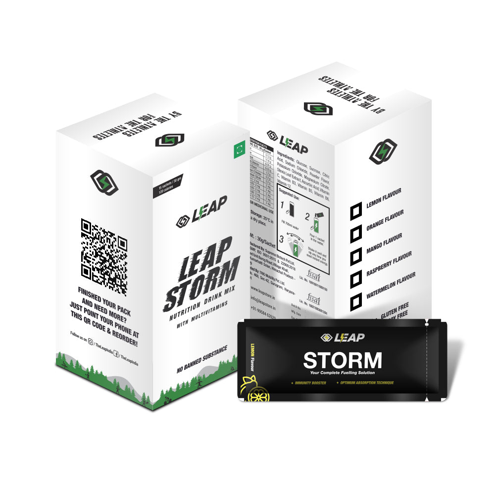 Leap Storm  (Lemon Flavor) - Pack of 15 (32 g each)