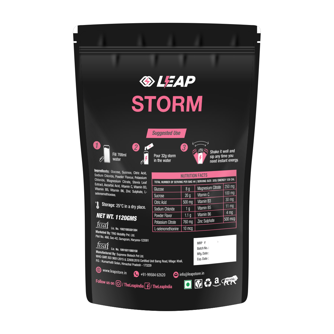 Leap Storm (Watermelon Flavor)- 1120 g
