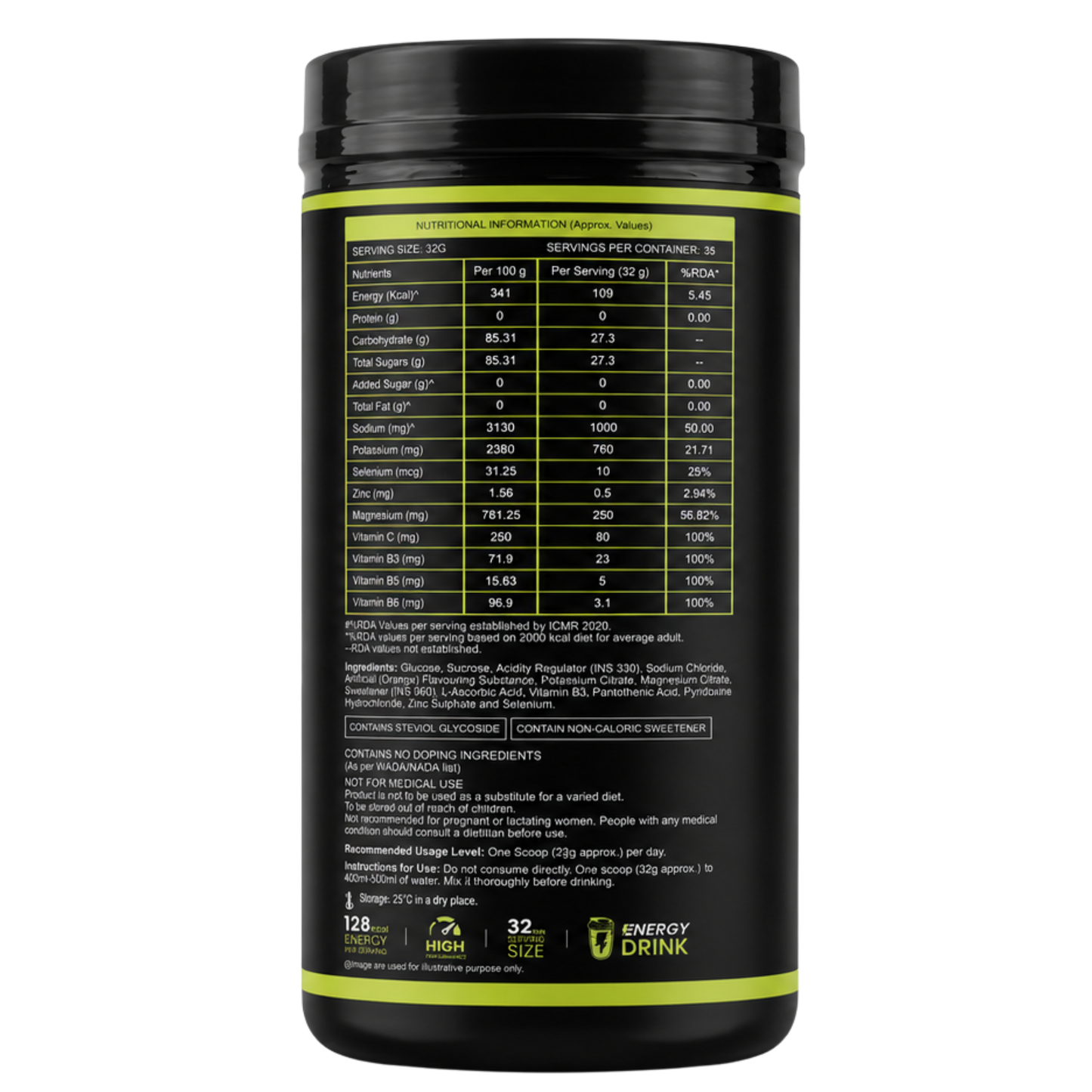 Leap Storm Hydration Powder | Essential Electrolytes with Sodium & Potassium | Hydration & Recovery Drink for Runners, Cyclists, Gym Enthusiasts & Endurance Sports