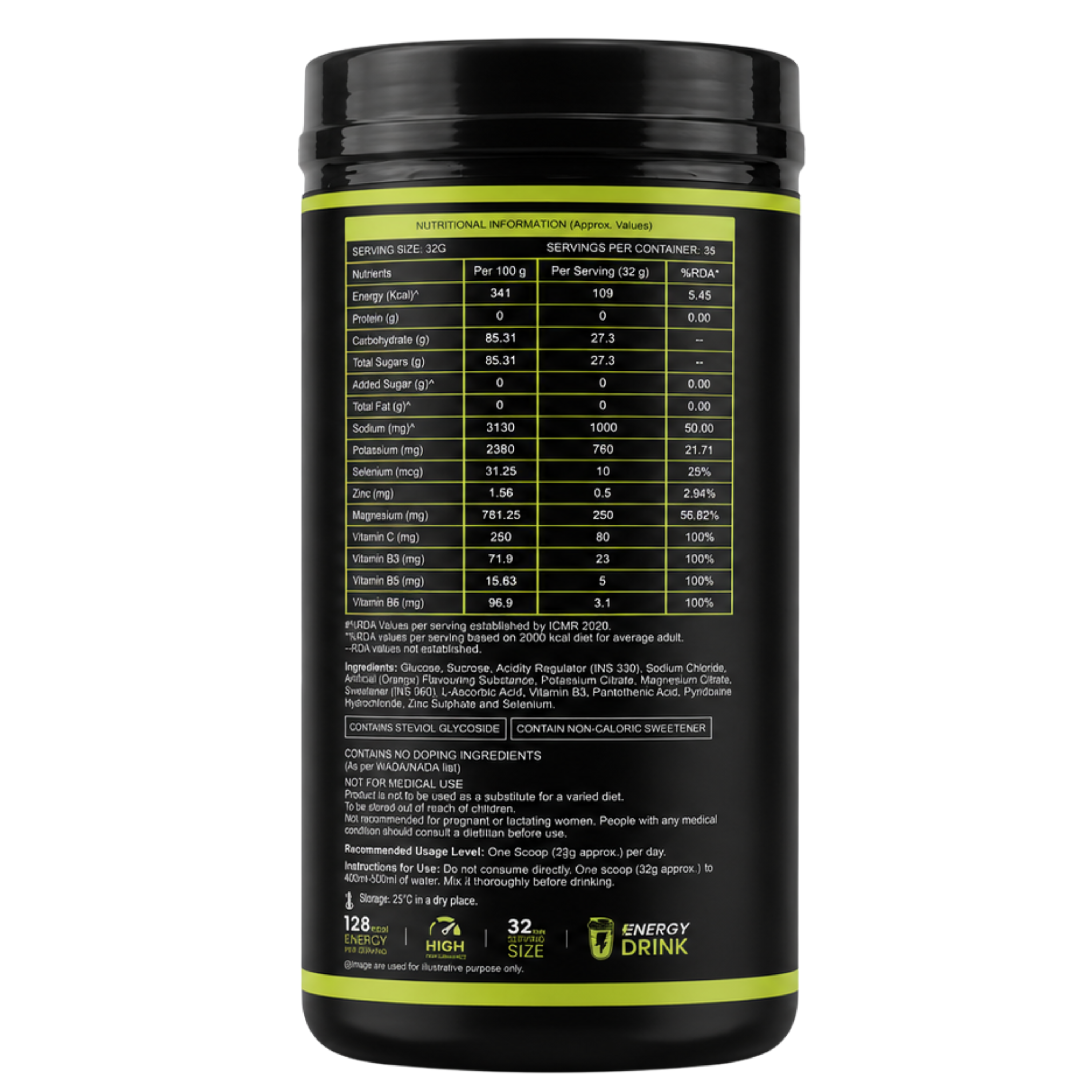 Leap Storm (Electrolytes) Powder | Essential Electrolytes with Sodium & Potassium | Hydration & Recovery Drink for Runners, Cyclists, Gym Enthusiasts & Endurance Sports