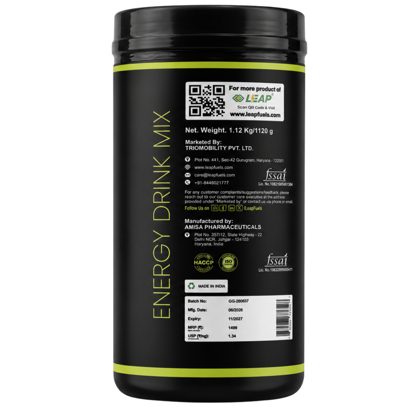 Leap Storm Hydration Powder | Essential Electrolytes with Sodium & Potassium | Hydration & Recovery Drink for Runners, Cyclists, Gym Enthusiasts & Endurance Sports