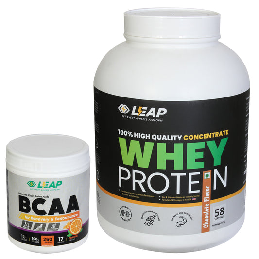 Whey Protein Concentrate -2kg + B.C.A.A -250gm