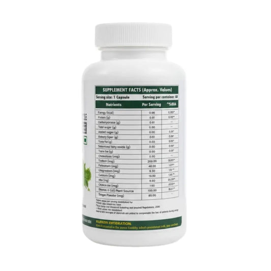 LEAP Advance Salt Capsule Electrolyte Recharge : 60 Vegan Non-Caffeinated Capsules Leapstoreindia