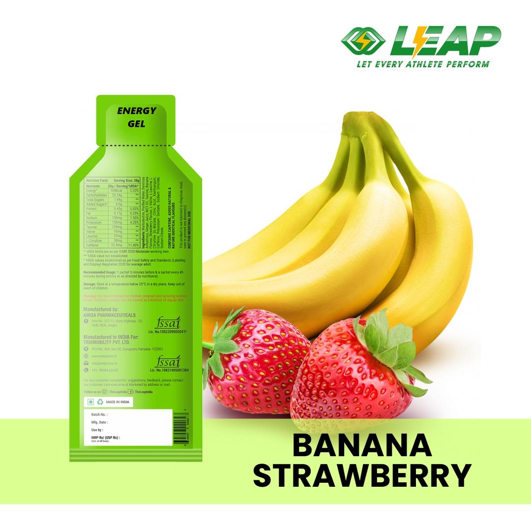 LEAP Energy Gel (Banana Strawberry Flavor)