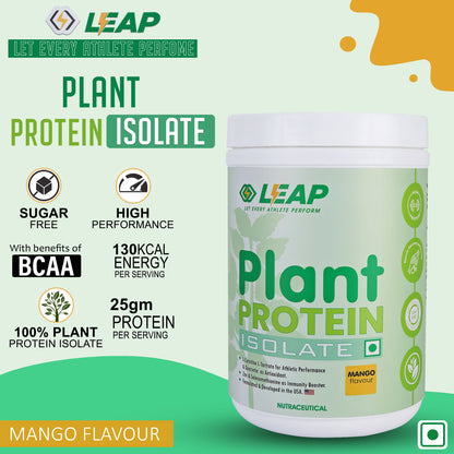 Leap Plant Protein Isolate (Mango) - 500gm- 20%Flat Off On MRP
