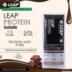 Leap Whey Protein Isolate(Chocolate Flavor)-Pack-5-10-15-20-34gm/Sachets