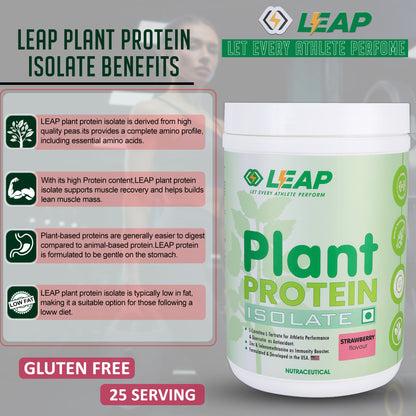 Leap Plant Protein Isolate (Strawberry) - 500gm