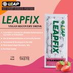 Leap Vegan Recovery Drink Strawberry Pack of 5-10-15