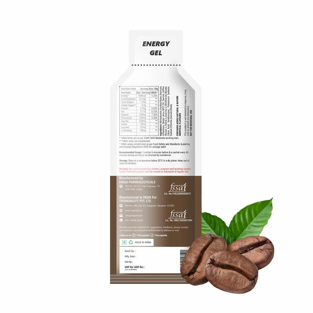 LEAP Energy Gel (Coffee Flavor)