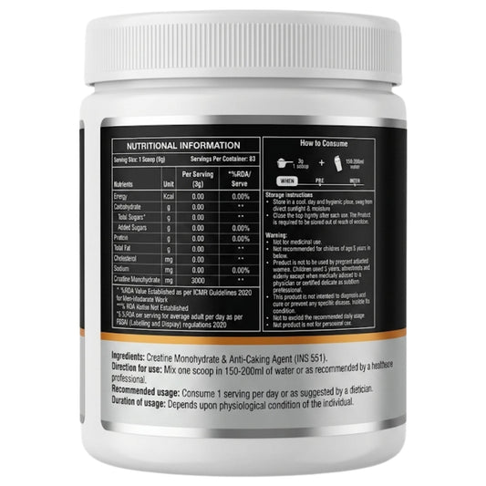 CREATINE MONOHYDRATE -250gm