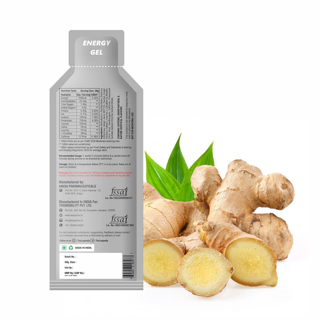 LEAP Classic Energy Gel (Ginger Flavor)