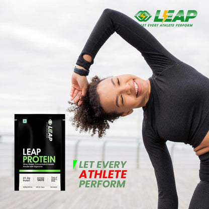 Leap Whey Protein Concentrate & Isolate Powder with Digezyme -Protein Sachets