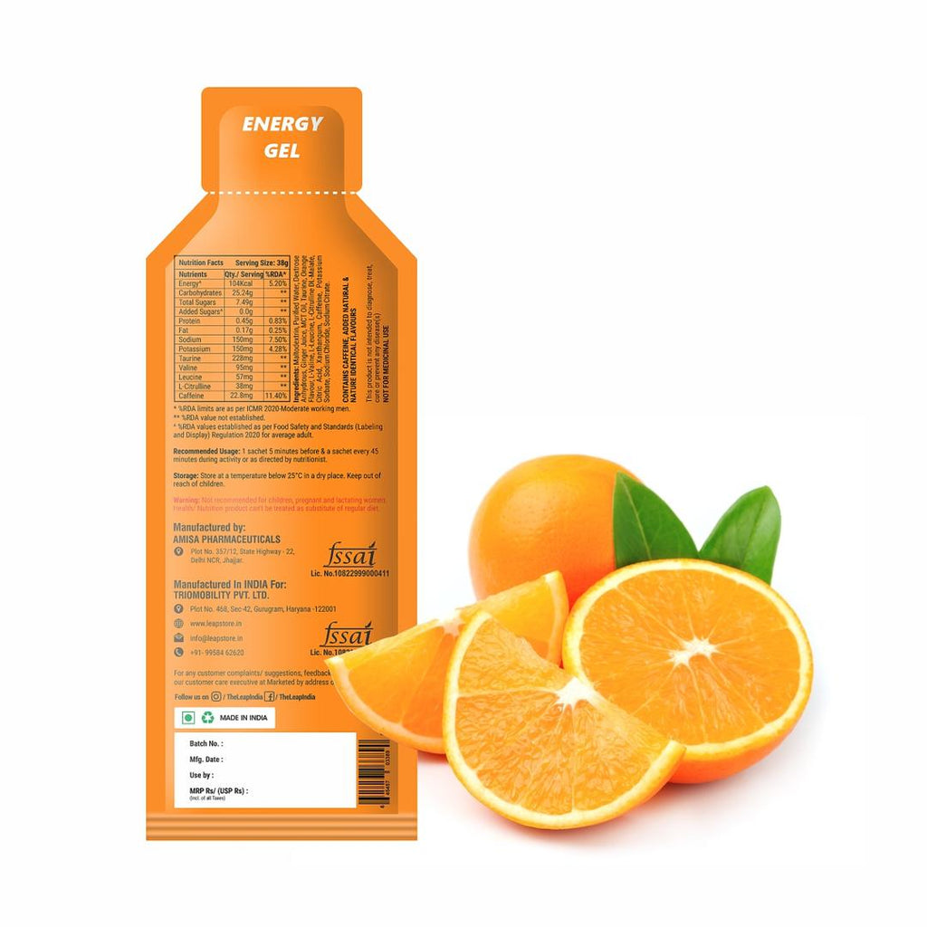 LEAP Energy Gel (Orange Flavour)