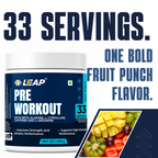Leap Pre-Workout Powder with Beta-Alanine | Enhanced Energy, Strength & Muscle Performance.
