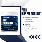 Leap Pre-Workout Powder with Beta-Alanine | Enhanced Energy, Strength & Muscle Performance.