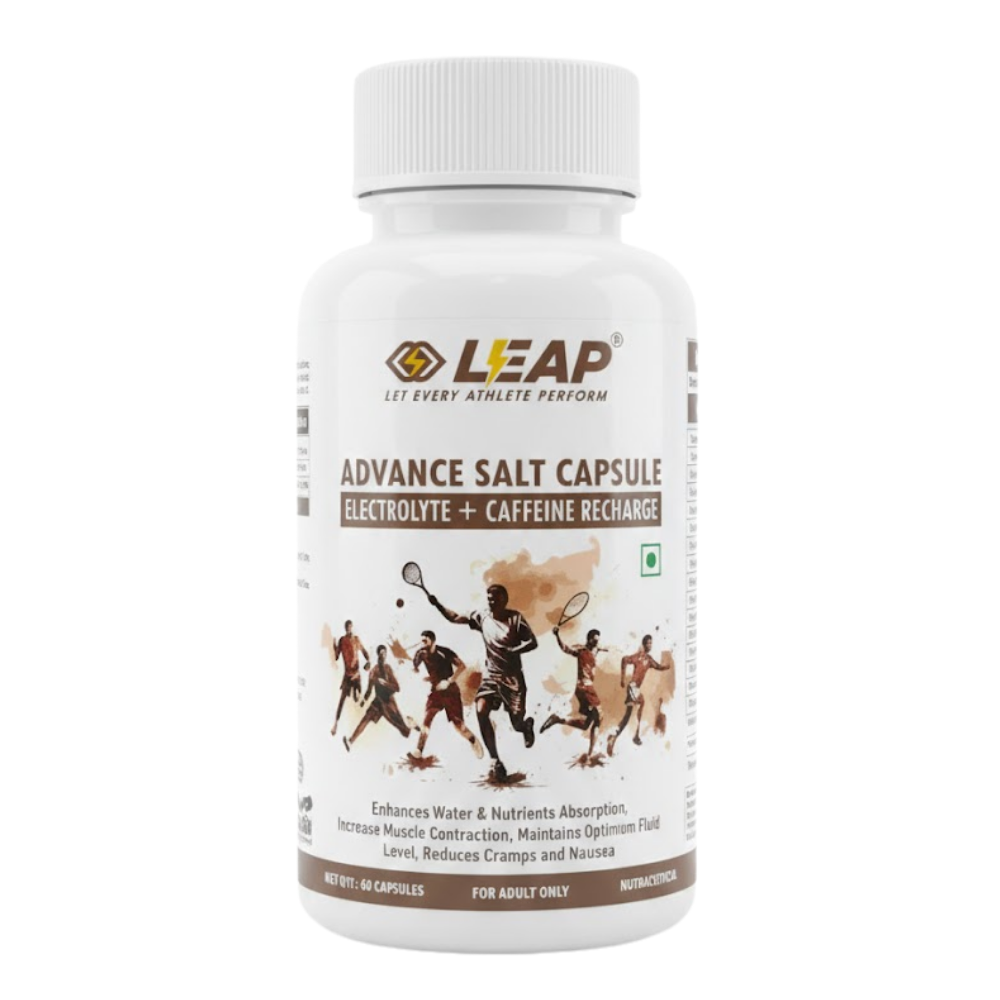 LEAP Advance Salt Capsules With Caffienated Recharge -60 Vegan Capsules