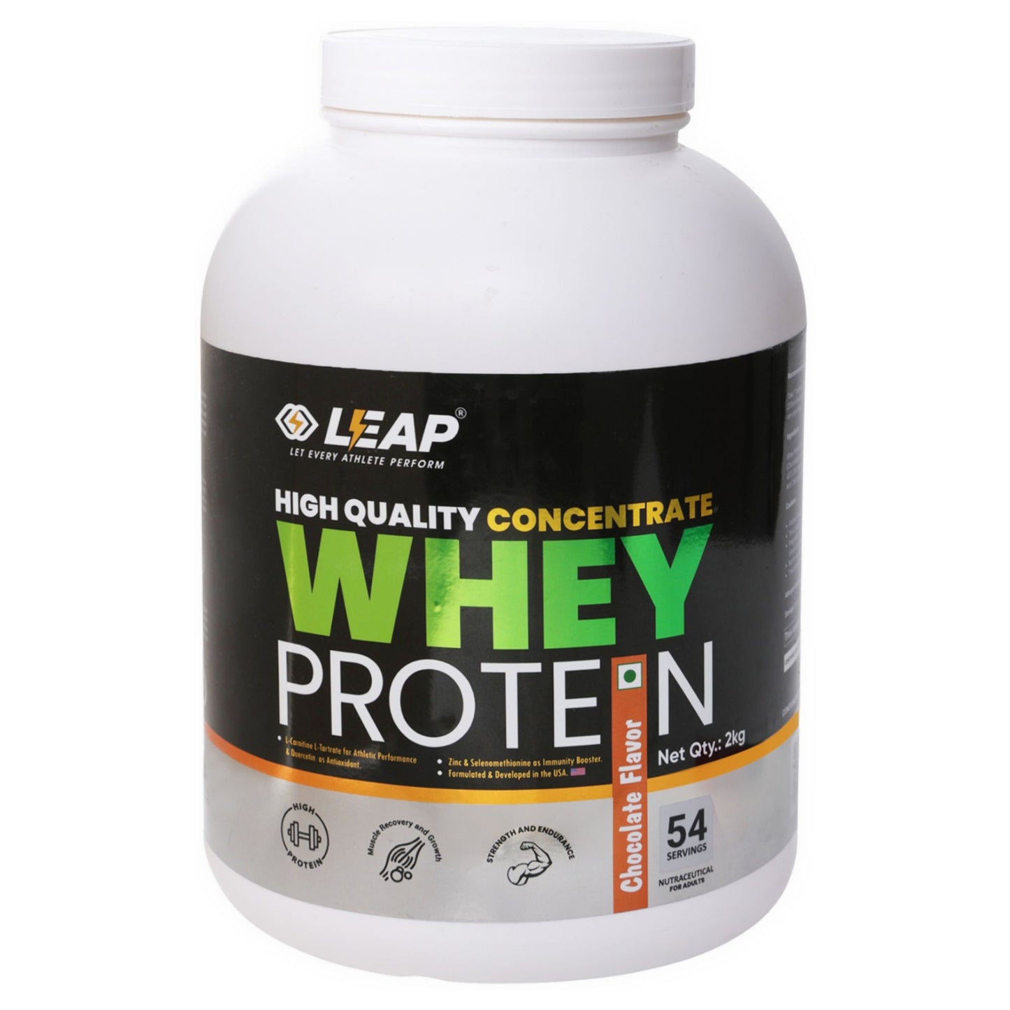 Leap Whey Protein Concentrate - Chocolate Flavor-2KG